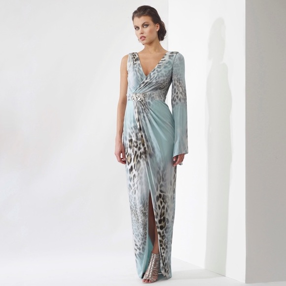 Hoaglund Dresses & Skirts - Hoaglund  NEW One Shoulder Animal Print Evening/Prom Dress